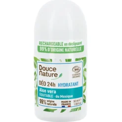 Éco-recharge de déodorant Aloé Vera bio Douce Nature - 150 ml