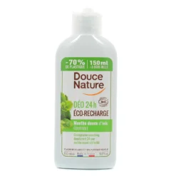 Éco-recharge de déodorant menthe douce bio Douce Nature - 150 ml