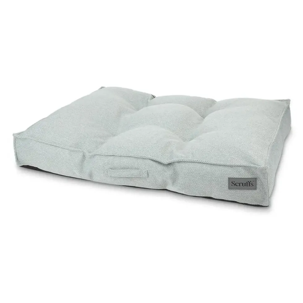 Couchage pour chien coloris vert coussin Scruffs Seattle - Taille L 100 x 70 x 14 cm