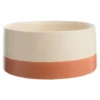Coupe Cactus coloris beige en céramique - 16,5 x 16,5 cm x 7 cm