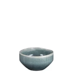 Coupe coloris bleu en grès Rhéa - 12,5 cm