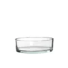 Coupe ronde Kenny en verre transparent Ø 25 x H 8 cm