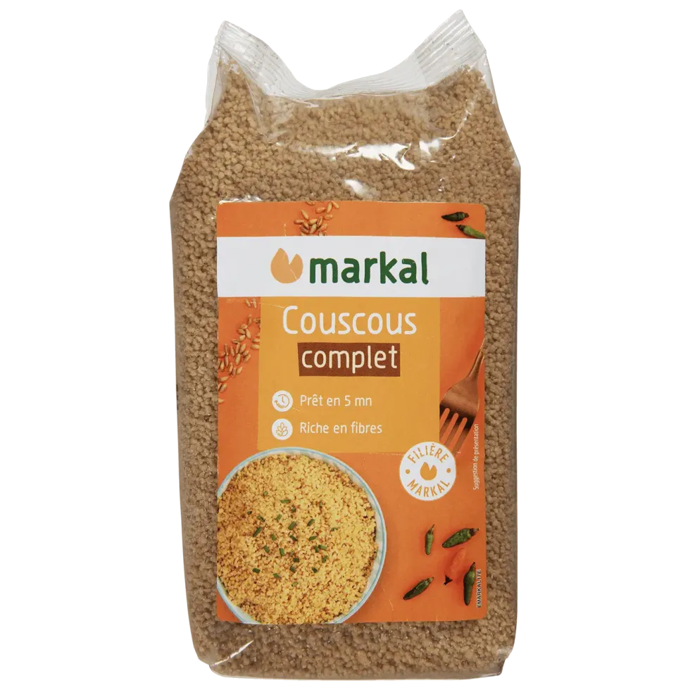 Couscous complet bio Markal sachet - 500 g