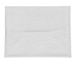 Coussin en tissu traité extérieur et mousse gris argile Fermob Bistro - 28 x 38 cm