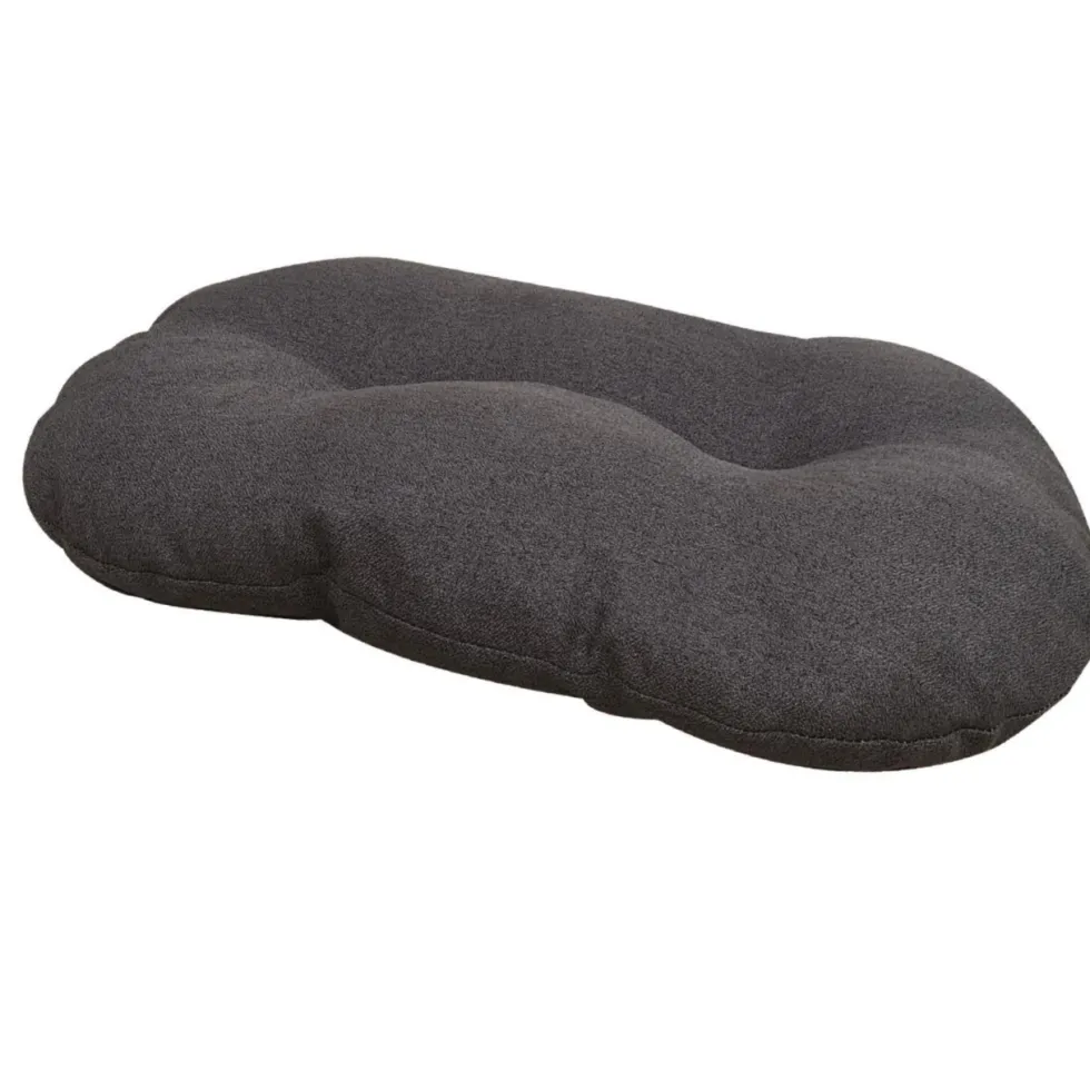 Coussin pour chien et chat ovale hydrofuge coloris gris Croci - 61 x 40 cm