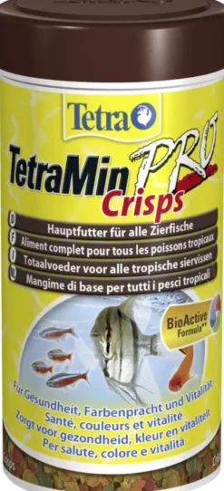 Crisps flakes alimentation poissons spéciale - TETRA Tetramin Pro - 55g/250ml