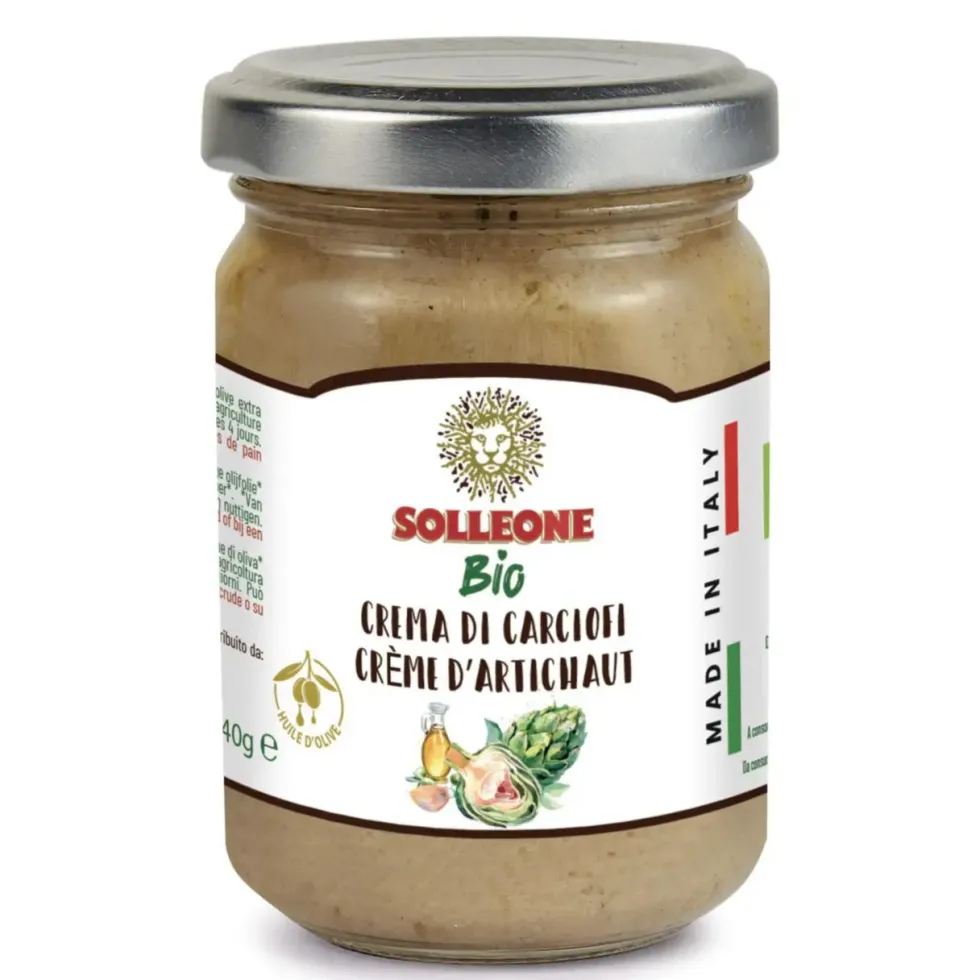 Crème d'artichaut Solleone bio - 140 g