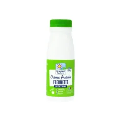 Crème fraîche fleurette Grandeur Nature - 25 cl