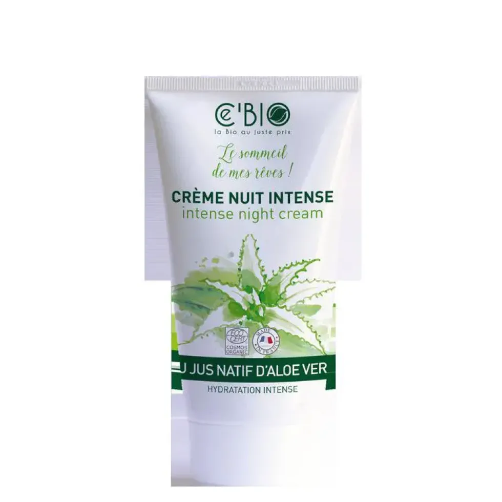 Crème Nuit Intense Tube 50 ml blanc