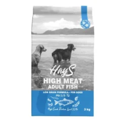 Croquette pour chien adulte au poisson Hays High Meat - 3 kg