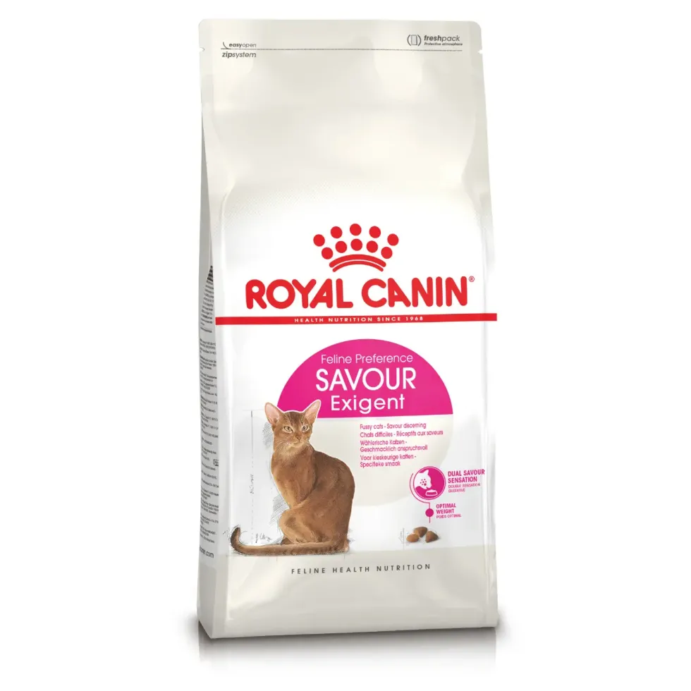 Croquettes pour chat adulte difficile Royal Canin Savour Exigent - 2 kg