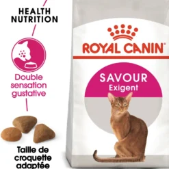 Croquettes pour chat adulte difficile Royal Canin Savour Exigent - 2 kg
