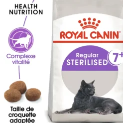 Croquettes pour chat stérilisé Royal Canin Sterilised 7+ - 1,5 kg