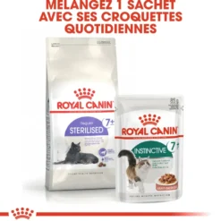 Croquettes pour chat stérilisé Royal Canin Sterilised 7+ - 1,5 kg