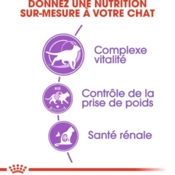 Croquettes pour chat stérilisé Royal Canin Sterilised 7+ - 1,5 kg