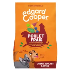 Croquettes pour chien adulte au poulet sans céréales Edgard & Cooper - 12 kg