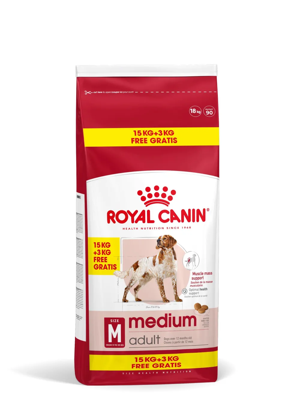 Croquettes pour chien Royal Canin Medium Adult - 18 kg