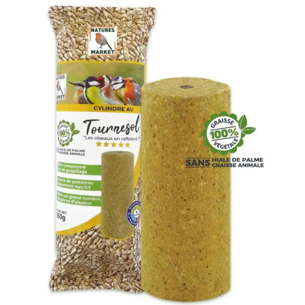 Cylindre de graisse végétale au tournesol 850 g