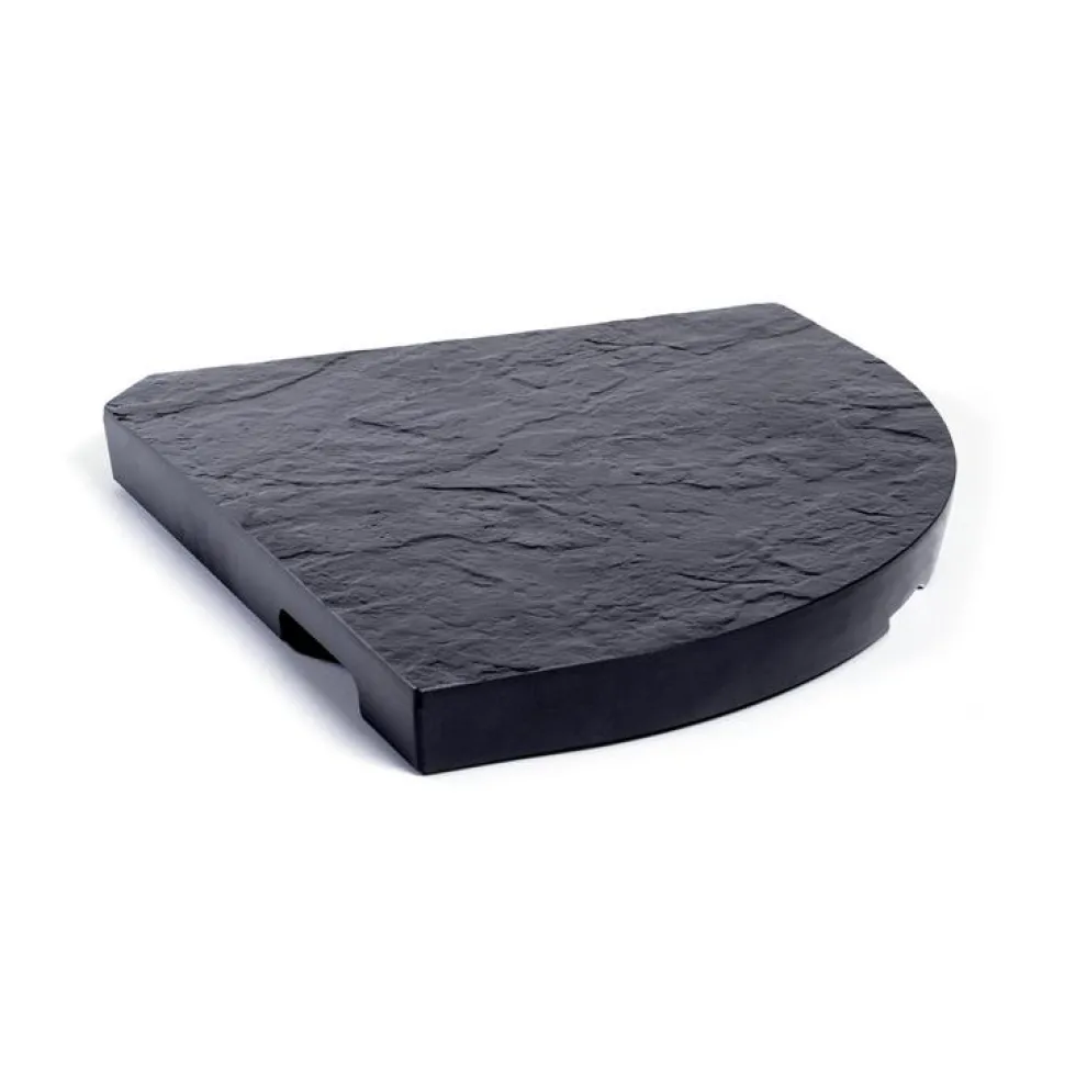 Dalle pour parasol déporté coloris anthracite - 18 kg