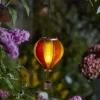 Décoration extérieure à suspendre ballon CoolFlame effet blanc chaud - 45 x 14 x 15 cm