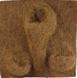 Décor de fond pour terrarium fibre de coco coloris marron Reptile Planet Planting Background - 40 x 40 x 10 cm