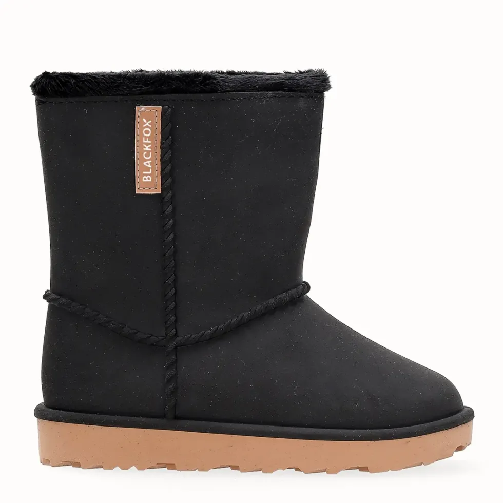 Demi-botte Cheyennetoo enfant coloris noir en caoutchouc synthétique Blackfox - pointure 28/29