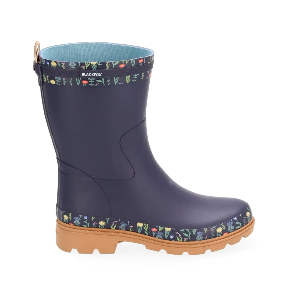 Demi-botte Judy coloris marine en caoutchouc Blackfox - pointure 36