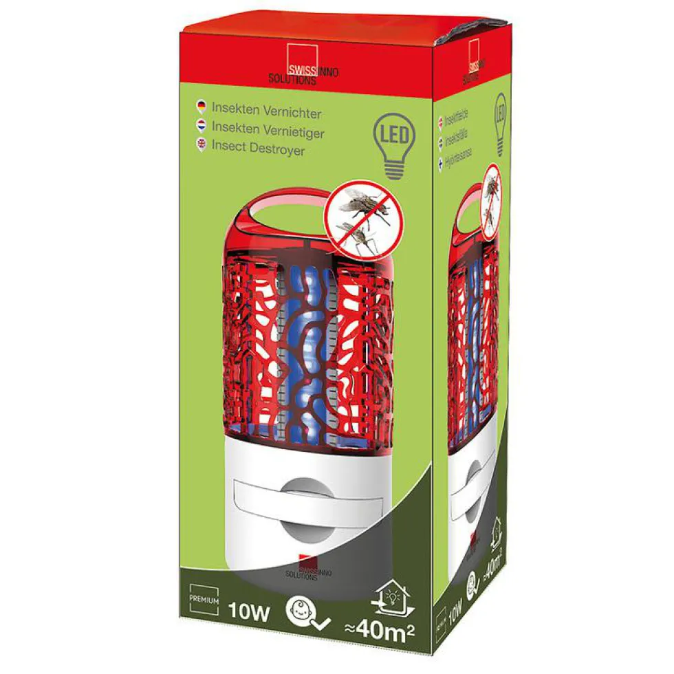 Destructeur d’Insectes Électrique LED 10 W 12x12x26 cm