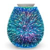 Diffuseur par chaleur douce coloris bleu en verre Calorya n°6 Zen' Arôme - diffusion 20 m2
