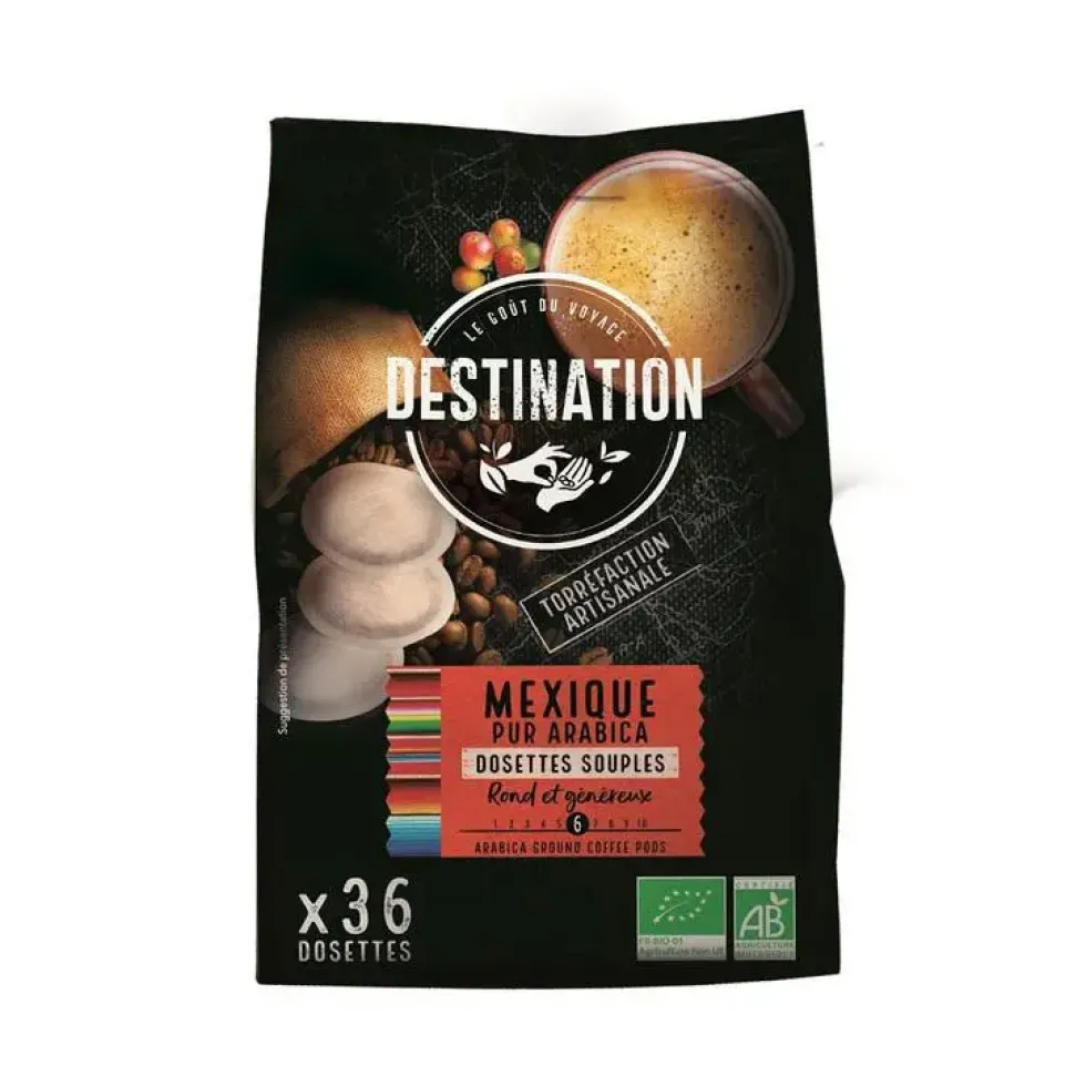 Dosettes souples Mexique bio 36x7g