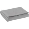 Drap de bain Bora gris perle 150x90 cm