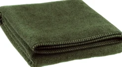Drap de bain en coton coloris romarin Vivaraise Bora - 150 x 90 cm
