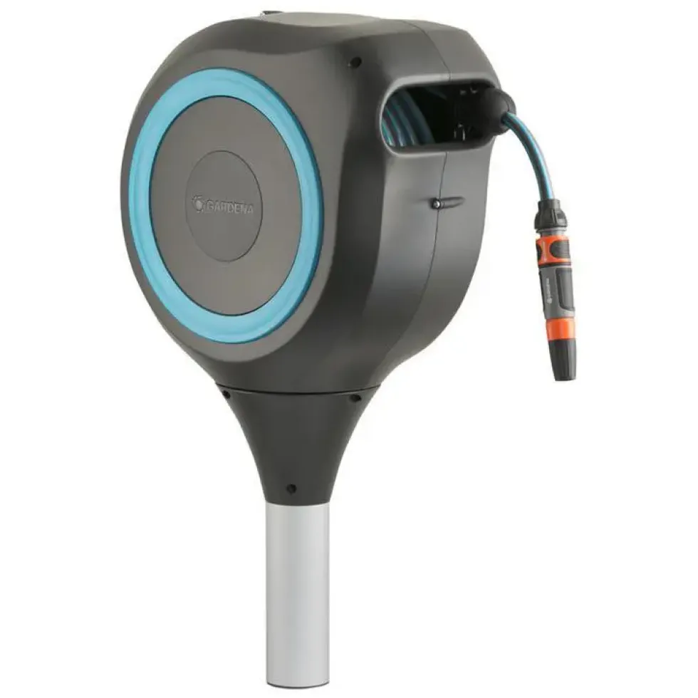 Dévidoir automatique de tuyau sur pic Gardena - 20 m