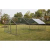 Enclos run volailles gris de 18 m²