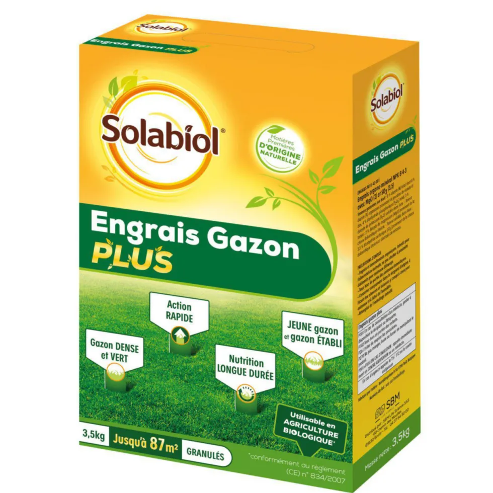 Engrais pour gazon - 3,5 kg