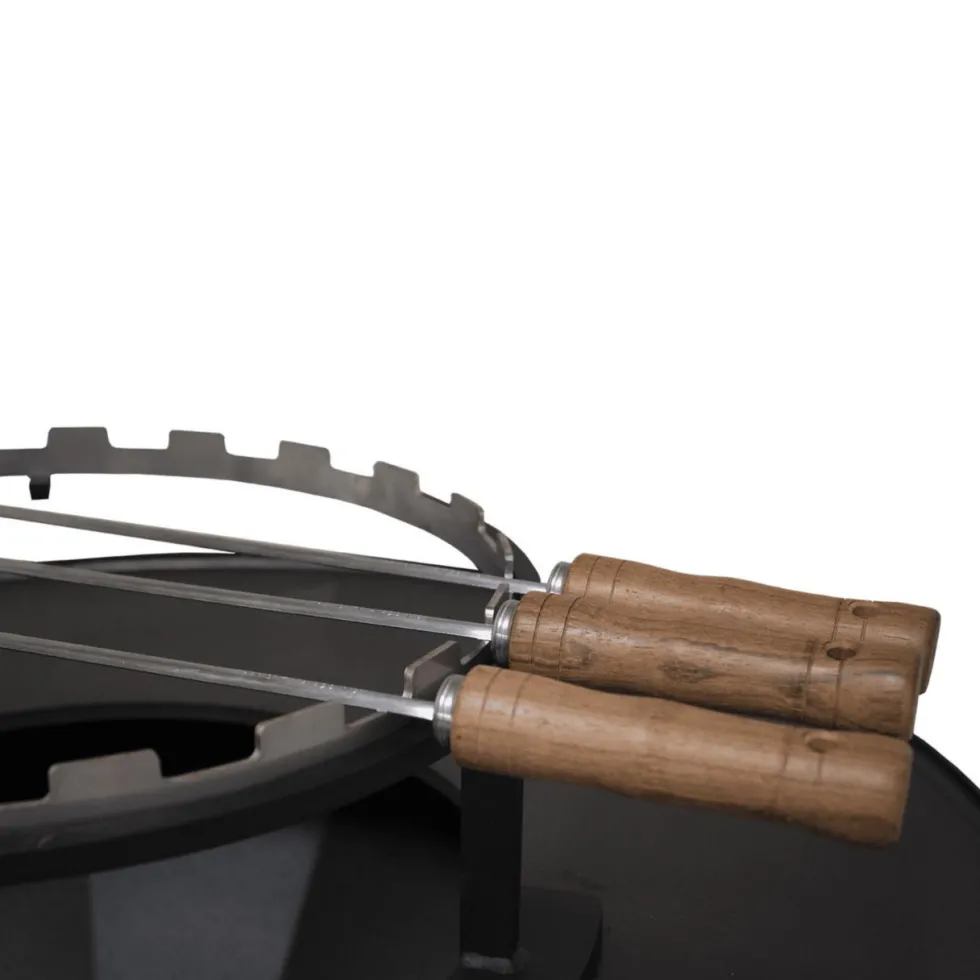 Ensemble à brochettes en acier Oyat Asado - 38 cm