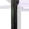 Ensemble de 2 descentes d’eau en plastique noir pour serre ACD