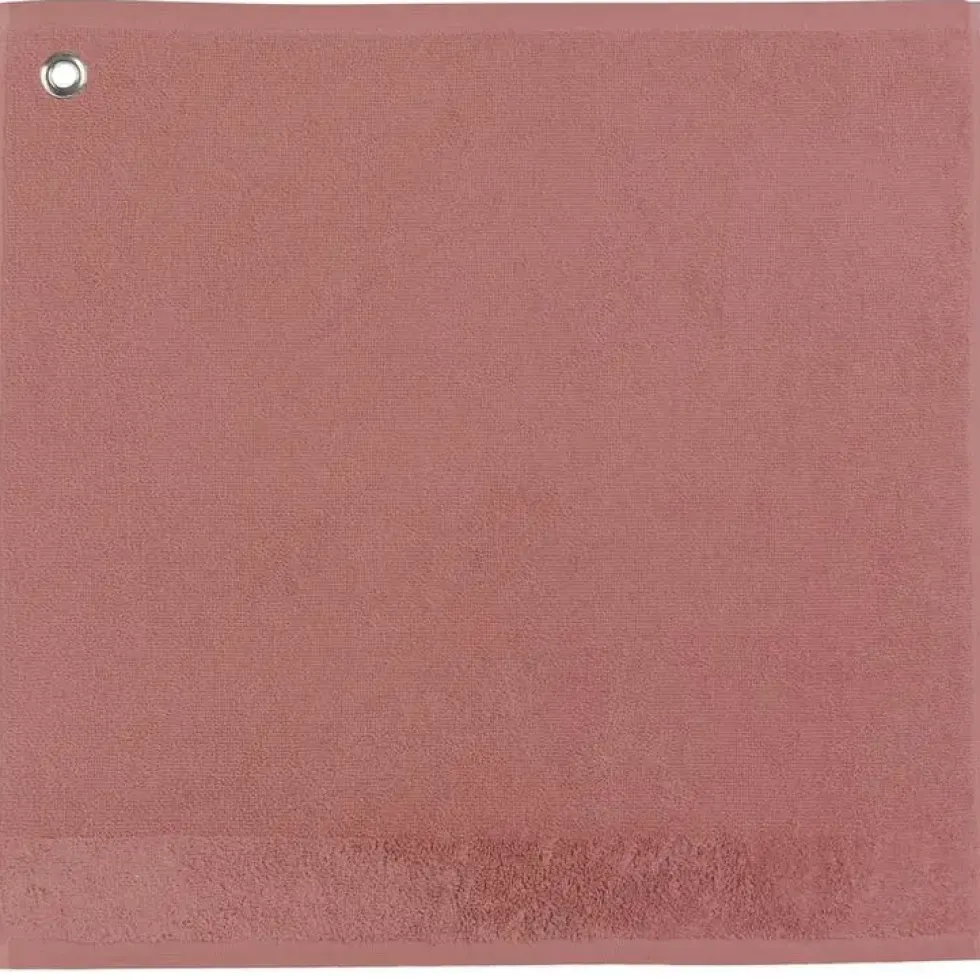 Essuie mains coloris Bois de rose en coton Œillet Curl Winkler – 50 x 50 cm
