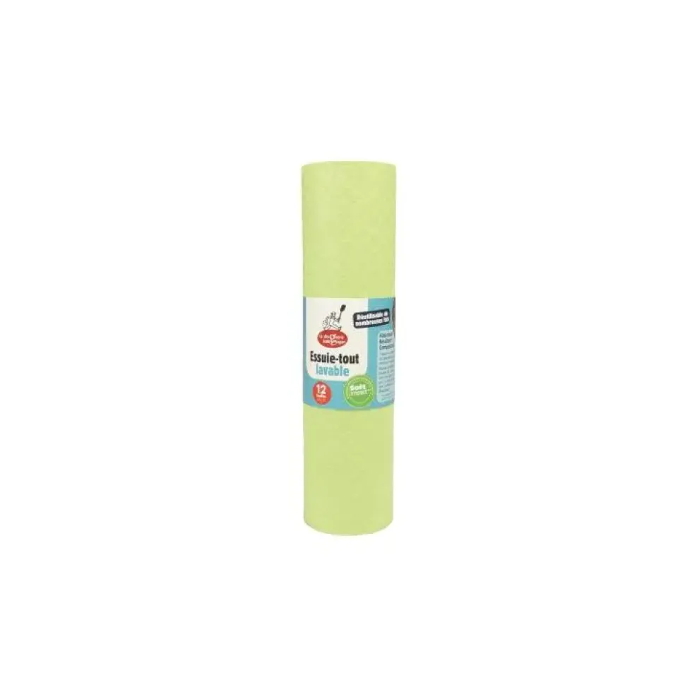 Essuie-tout lavable La Droguerie Écologique - 12 feuilles