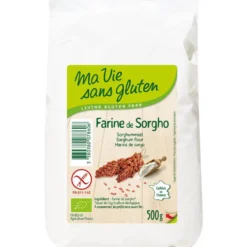 Farine de sorgho bio en sachet de 500 g