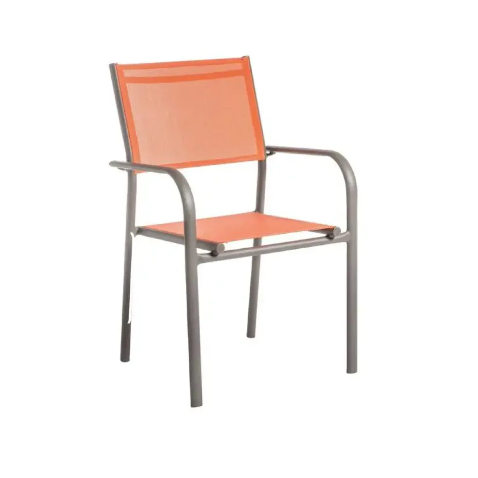 Fauteuil Niello coloris paprika 51 x 56 x 87 cm