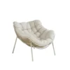 Fauteuil relaxant coloris beige en acier Cocoon II - 114 x 96 x 83 cm