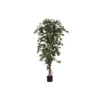 Ficus Benjamina vert artificiel en pot plastique H 180 x Ø 100 cm
