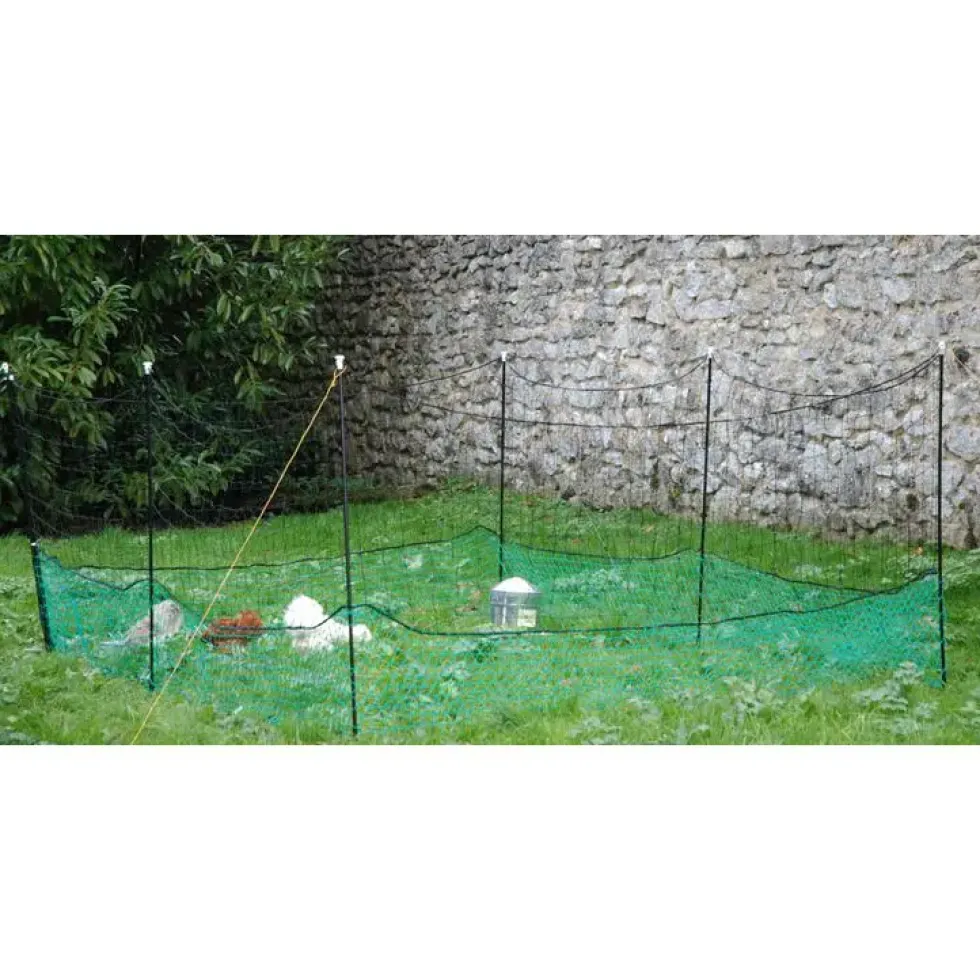 Filet-enclos pour poules grand modèle H 125 cm x 21 m
