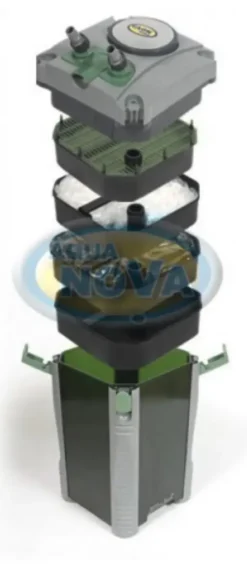 Filtre aquarium grande capacité pour 600L - AQUA NOVA modèle NCF-1500