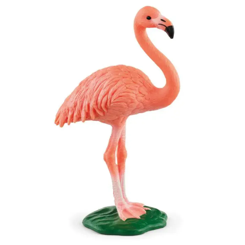 Flamant rose multicolore Wild Life - 5.3 cm