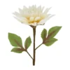 Fleur en mousse beige - Ø 25 x H 77 cm