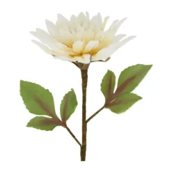 Fleur en mousse beige - Ø 25 x H 77 cm