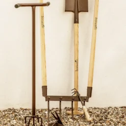 Fourche à bêcher spatulées manche béquille botanic® - 133 cm