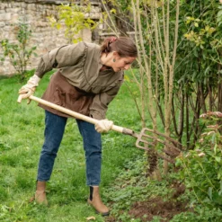 Fourche à bêcher spatulées manche béquille botanic® - 133 cm
